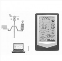 Цифровая метеостанция с выносными датчиками LASERTEX X40