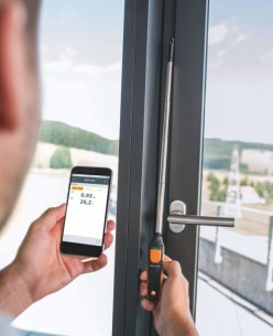 Смарт-зонд testo 405 i — Термоанемометр с Bluetooth, управляемый со смартфона/планшета