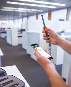 Смарт-зонд testo 605 i — Термогигрометр с Bluetooth, управляемый со смартфона/планшета