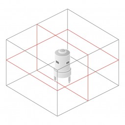 Лазерный уровень Bosch GLL 2-80 P Professional + BT 150