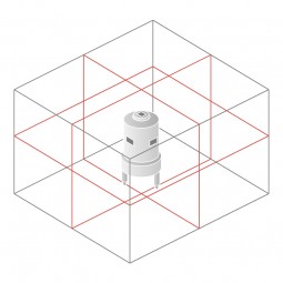Лазерный уровень Bosch GLL 3-80 P + BM1 + L-Boxx