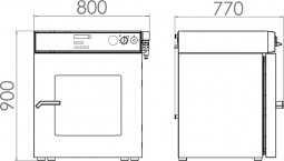 Сушильный вакуумный шкаф Binder VDL 115
