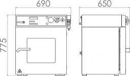 Сушильный вакуумный шкаф Binder VDL 53