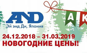 Акция от AND! Новогодние цены 24.12.2018-31.03.2019