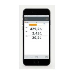 Testo 405i cмарт-зонд — термоанемометр с Bluetooth, управляемый со смартфона/планшета