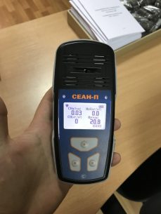 Переносной портативный газоанализатор СЕАН-П2 (сероводород (H2S), кислород (O2))