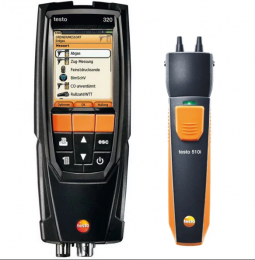 Testo 320 с H2-компенсацией газоанализатор + testo 510i смарт-зонд (комплект)