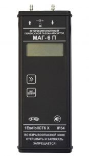 Портативный газоанализатор МАГ-6 П-К на кислород (O2), диоксид углерода (CO2)