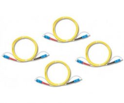 Набор одномодовых эталонных тестовых шнуров Fluke Networks SRC-9-SCSC-KIT (2 м) для тестирования волоконных кабелей с заделкой SC (4 SC/SC)