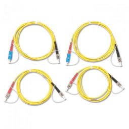 Комплект одномодовых тестовых эталонных кабелей Fluke Networks SRC-9-SCST-KIT (2 м) для тестирования оптоволоконных кабелей ST (2 SC/ST, 2 ST/ST)