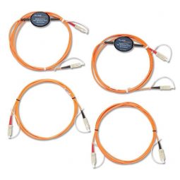 Fluke Networks MRC-625EFC-SCSCKIT, набор многомодовых образцовых шнуров (4 SC/SC) для проверки оконцованных разъёмом SC 62,5µm волокон