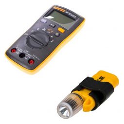 Комплект — мультиметр Fluke 107 с фонарем на головной убор Fluke L205